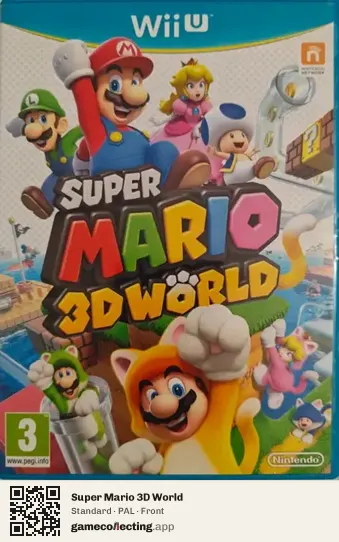 Super Mario 3D World Nintendo Wii U, PAL box front
