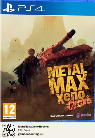 Metal Max Xeno Reborn PlayStation 4, PAL box front