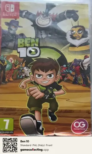 Ben 10 Nintendo Switch, Italy box front