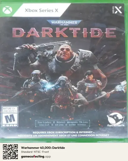 Warhammer 40,000: Darktide Xbox Series X, NTSC box front