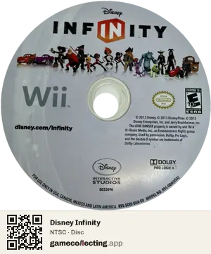 Disney Infinity Nintendo Wii, NTSC disc