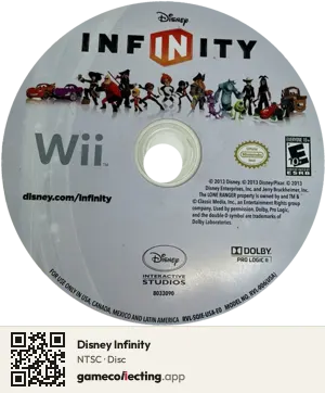 Disney Infinity Nintendo Wii, NTSC disc
