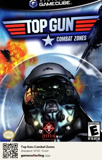Top Gun: Combat Zones Nintendo GameCube, NTSC box front