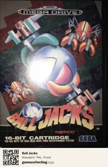 Ball Jacks Sega Mega Drive / Genesis, PAL box front