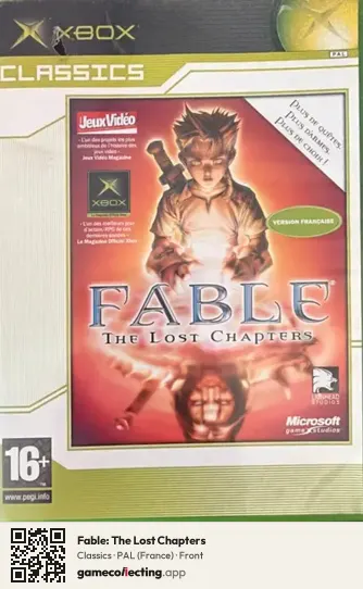 Fable: The Lost Chapters Xbox, France box front