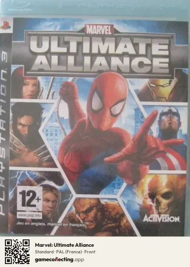 Marvel: Ultimate Alliance PlayStation 3, France box front