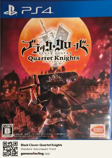 Black Clover: Quartet Knights PlayStation 4, Japan box front