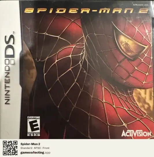 Spider-Man 2 Nintendo DS, NTSC box front