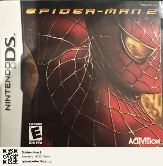 Spider-Man 2 Nintendo DS, NTSC box front
