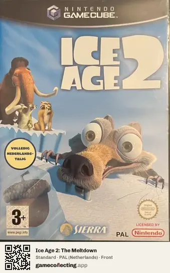 Ice Age 2: The Meltdown Nintendo GameCube, Netherlands box front