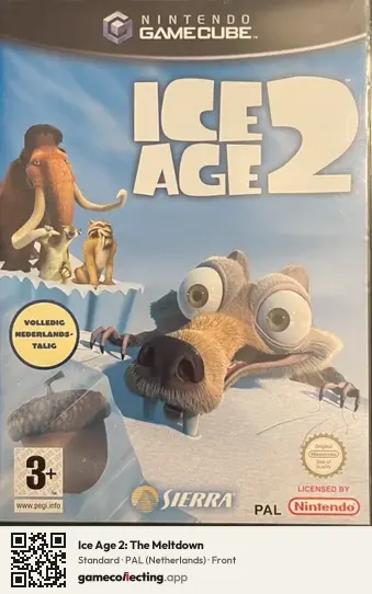Ice Age 2: The Meltdown Nintendo GameCube, Netherlands box front