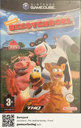 Barnyard Nintendo GameCube, Netherlands box front
