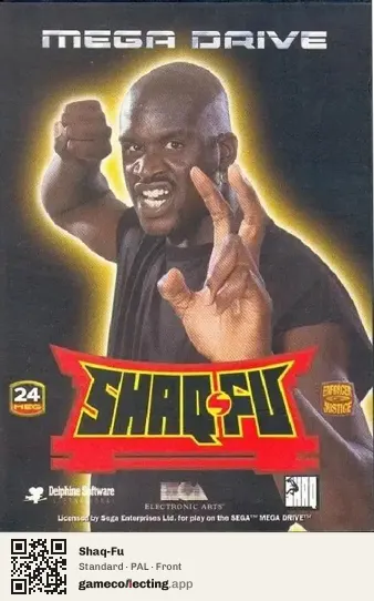 Shaq-Fu Sega Mega Drive / Genesis, PAL box front