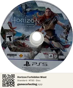 Horizon Forbidden West PlayStation 5, NTSC disc