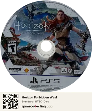 Horizon Forbidden West PlayStation 5, NTSC disc