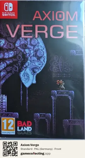 Axiom Verge Nintendo Switch, Germany box front