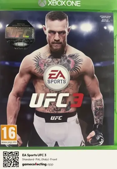 EA Sports UFC 3 Xbox One, Italy box front