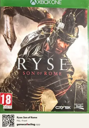 Ryse: Son of Rome Xbox One, PAL box front