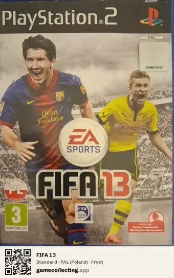 FIFA 13 PlayStation 2, Poland box front