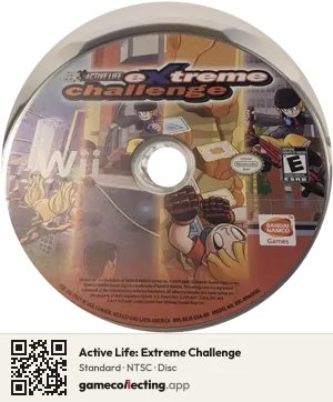 Active Life: Extreme Challenge Nintendo Wii, NTSC disc