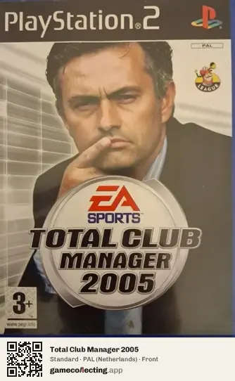 Total Club Manager 2005 PlayStation 2, Netherlands box front
