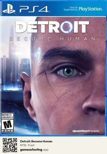 Detroit: Become Human PlayStation 4, NTSC box front