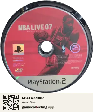 NBA Live 2007 PlayStation 2, Asia disc