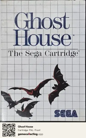 Ghost House Sega Master System, PAL box front