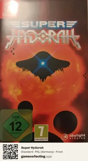 Super Hydorah Nintendo Switch, Germany box front