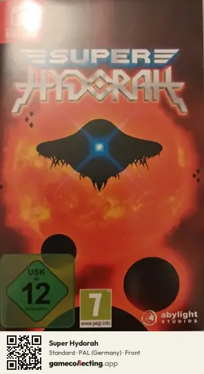 Super Hydorah Nintendo Switch, Germany box front