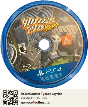 RollerCoaster Tycoon Joyride PlayStation 4, NTSC disc