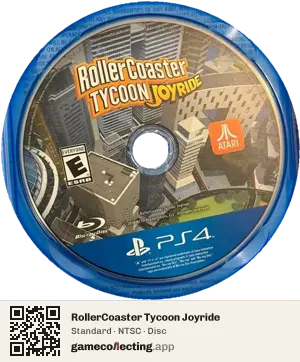 RollerCoaster Tycoon Joyride PlayStation 4, NTSC disc
