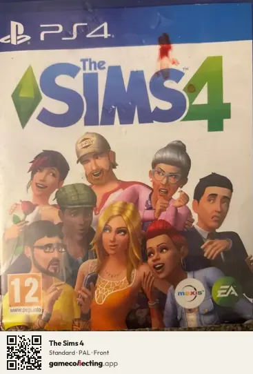 The Sims 4 PlayStation 4, PAL box front