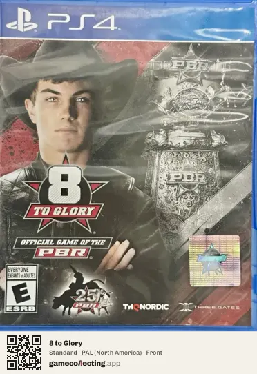 8 to Glory PlayStation 4, North America box front