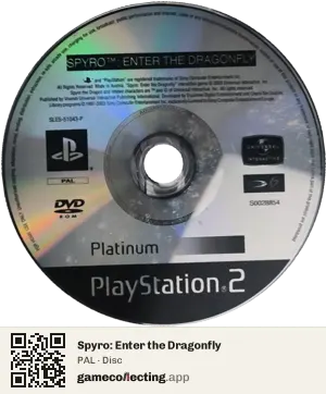 Spyro: Enter the Dragonfly PlayStation 2, PAL disc