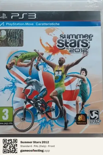 Summer Stars 2012 PlayStation 3, Italy box front