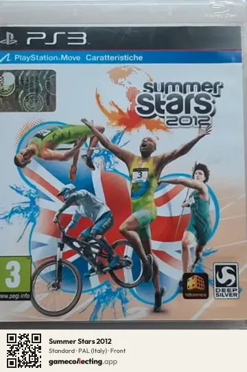 Summer Stars 2012 PlayStation 3, Italy box front