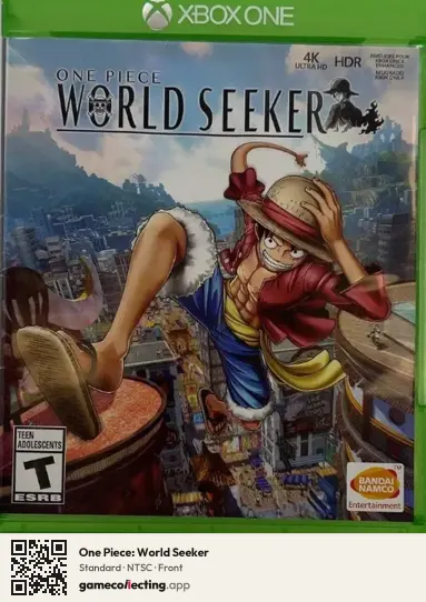 One Piece: World Seeker Xbox One, NTSC box front
