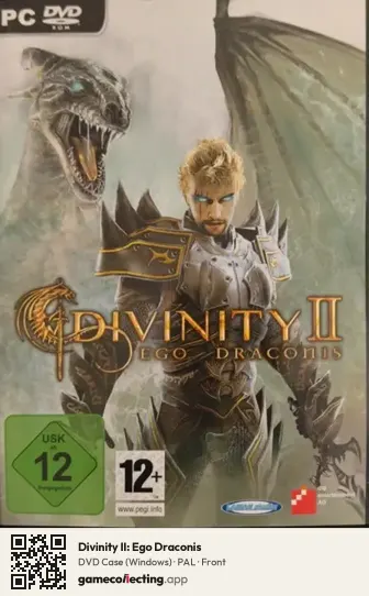 Divinity II: Ego Draconis Computer, PAL box front