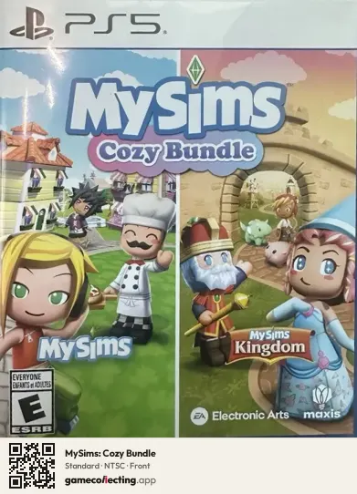 MySims: Cozy Bundle PlayStation 5, NTSC box front