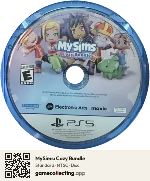 MySims: Cozy Bundle PlayStation 5, NTSC disc