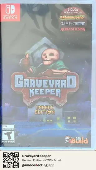 Graveyard Keeper Nintendo Switch, NTSC box front