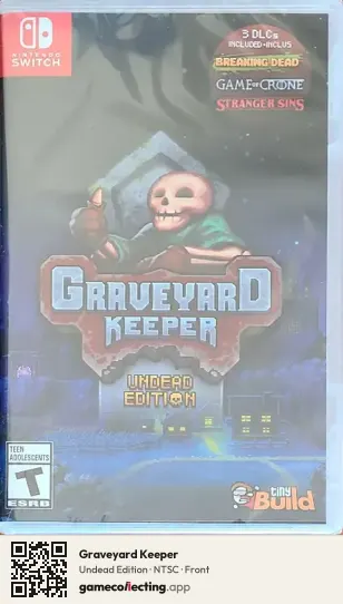 Graveyard Keeper Nintendo Switch, NTSC box front