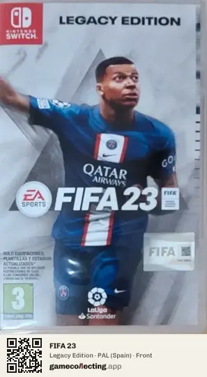 FIFA 23 Nintendo Switch, Spain box front