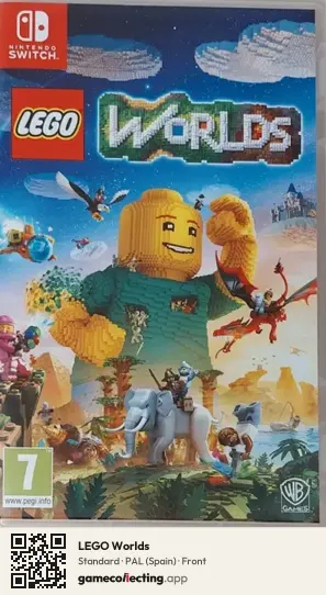 LEGO Worlds Nintendo Switch, Spain box front