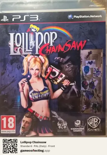 Lollipop Chainsaw PlayStation 3, Italy box front