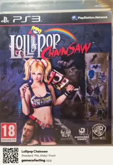 Lollipop Chainsaw PlayStation 3, Italy box front