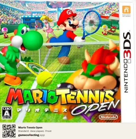 Mario Tennis Open Nintendo 3DS, Asia box front