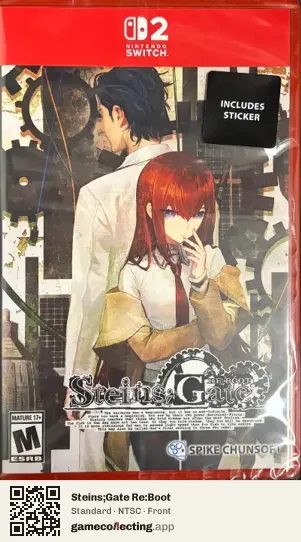 Steins;Gate Re:Boot Nintendo Switch 2, NTSC box front