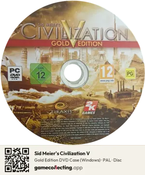 Sid Meier's Civilization V Computer, PAL disc